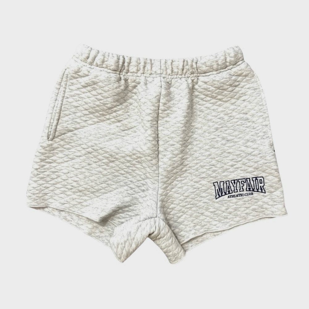 Mayfair 'Athletic Club' Quilted Sweatshorts